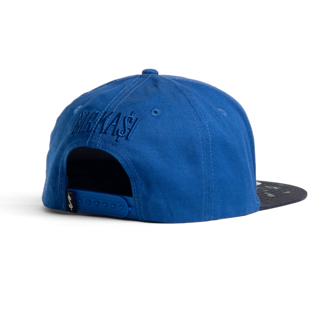 Gorra Snapback Mr. Kash Ricky Graffiti azul MKRA01