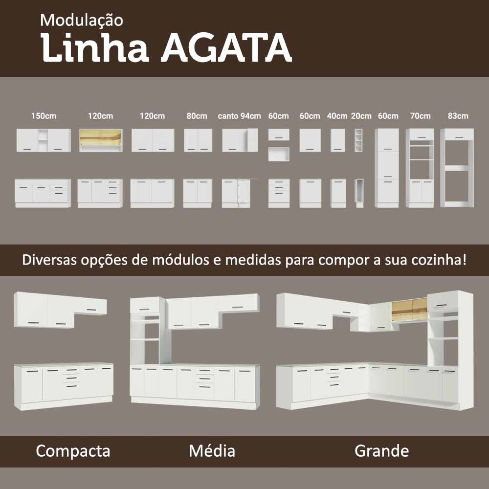 Alacena Gabinete Superior Cocina Madesa Agata 70cm BB