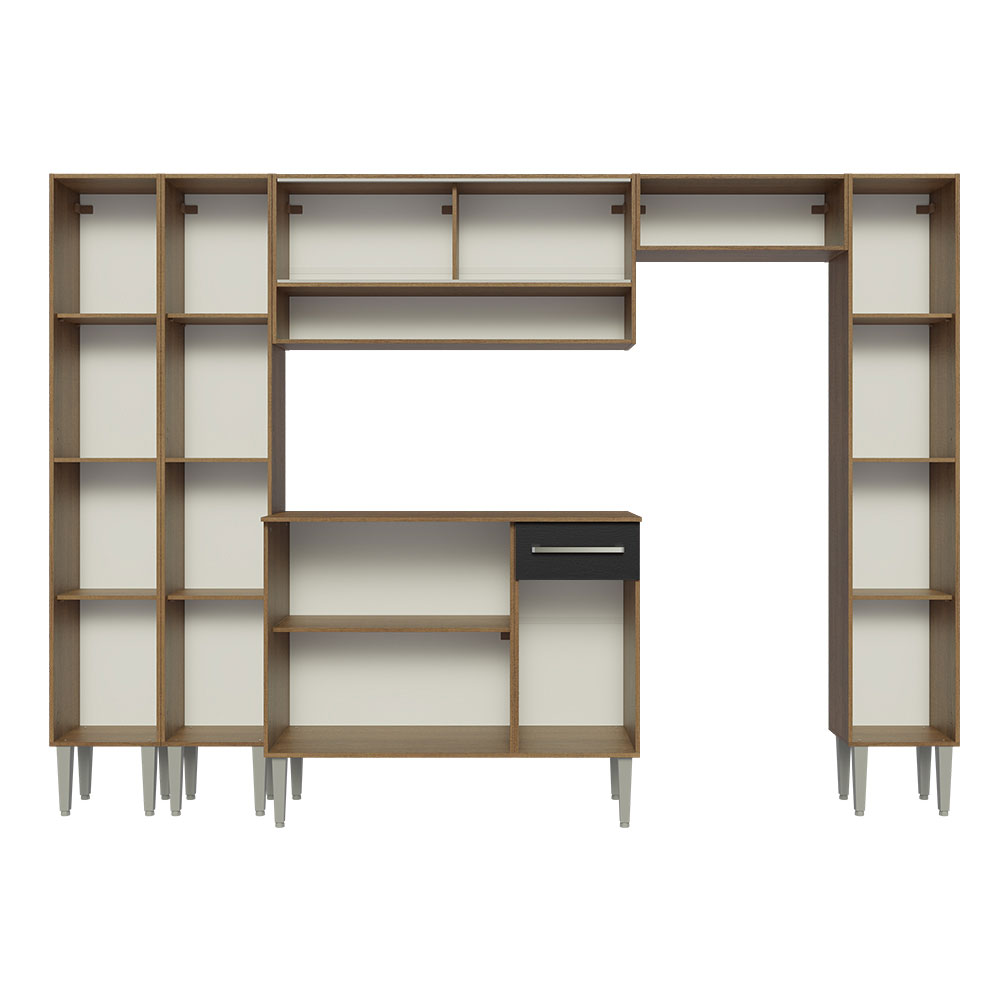 Cocina Integral Completa Modular Madesa Emilly 261cm MN 04