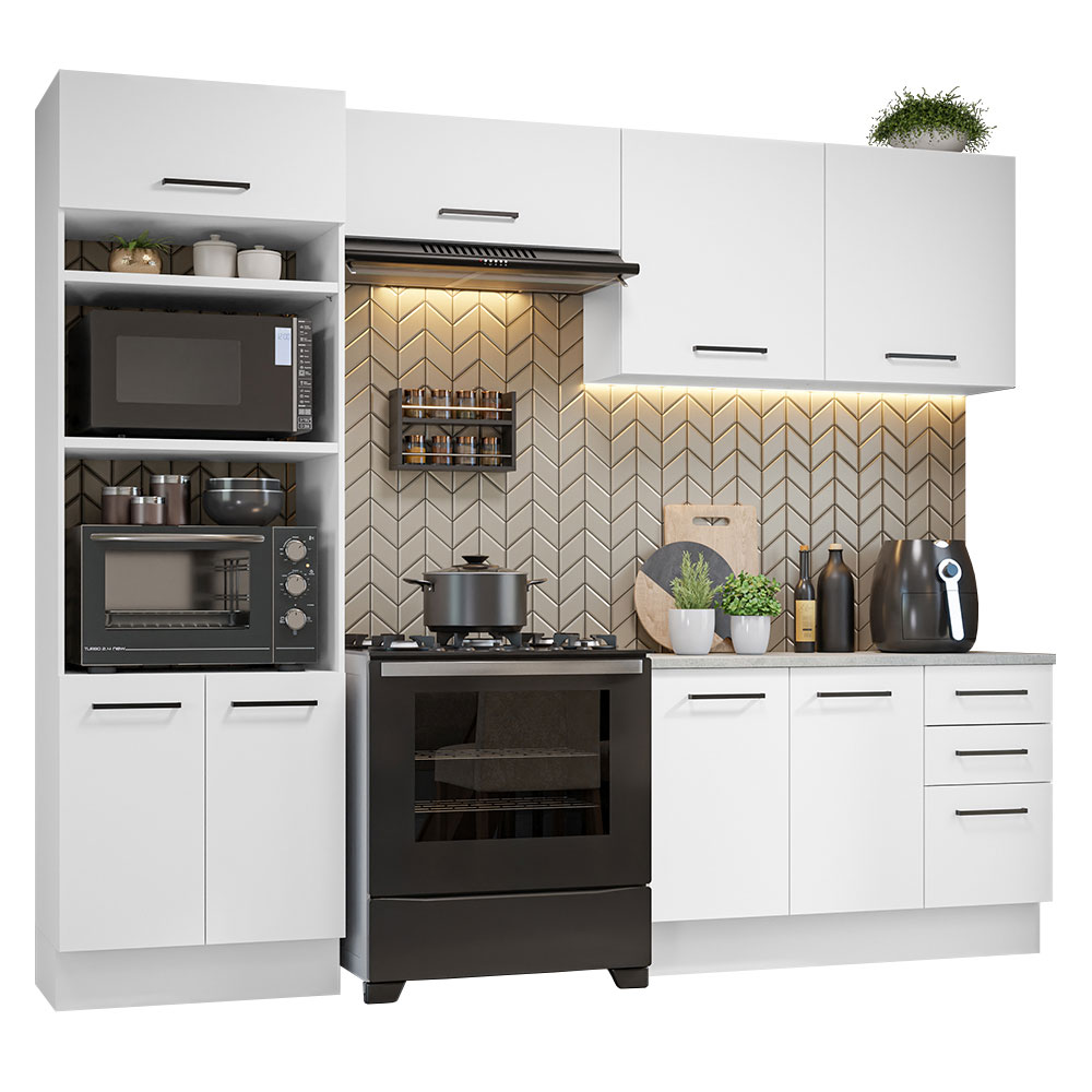 Cocina Integral Completa Modular Madesa Agata 270cm BB 07