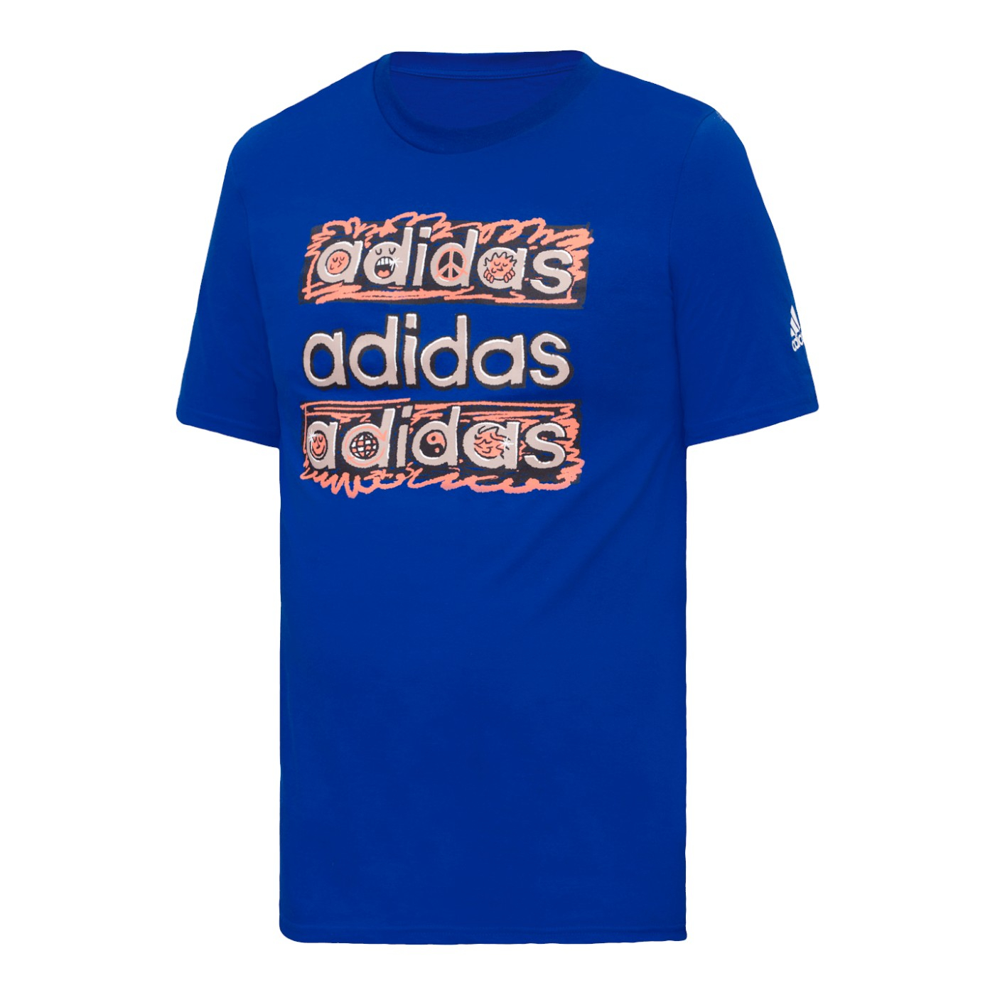 PLAYERA ADIDAS HOMBRE AZUL ADIDAS M DOODLE MLT T IN7935