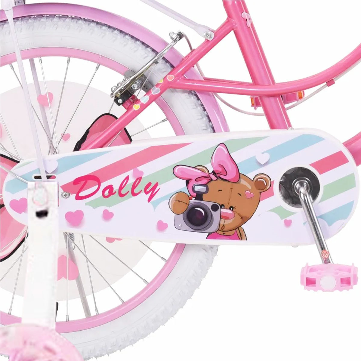 Bicicleta Para Niños R16 Bimex Dolly Rosa
