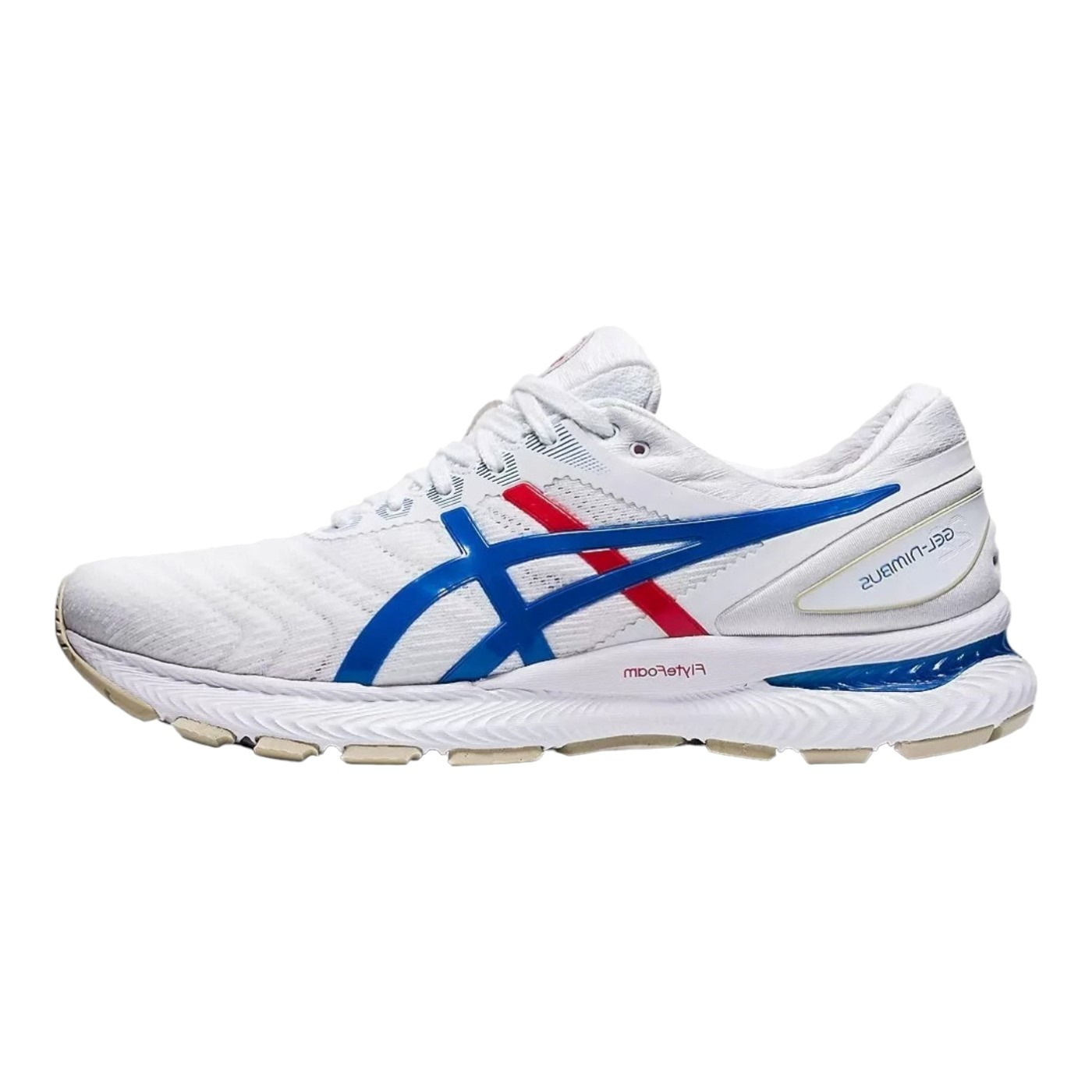 TENIS ASICS MUJER BLANCO ASICS GEL NIMBUS 22 RETRO 1012A665100 1012A665100
