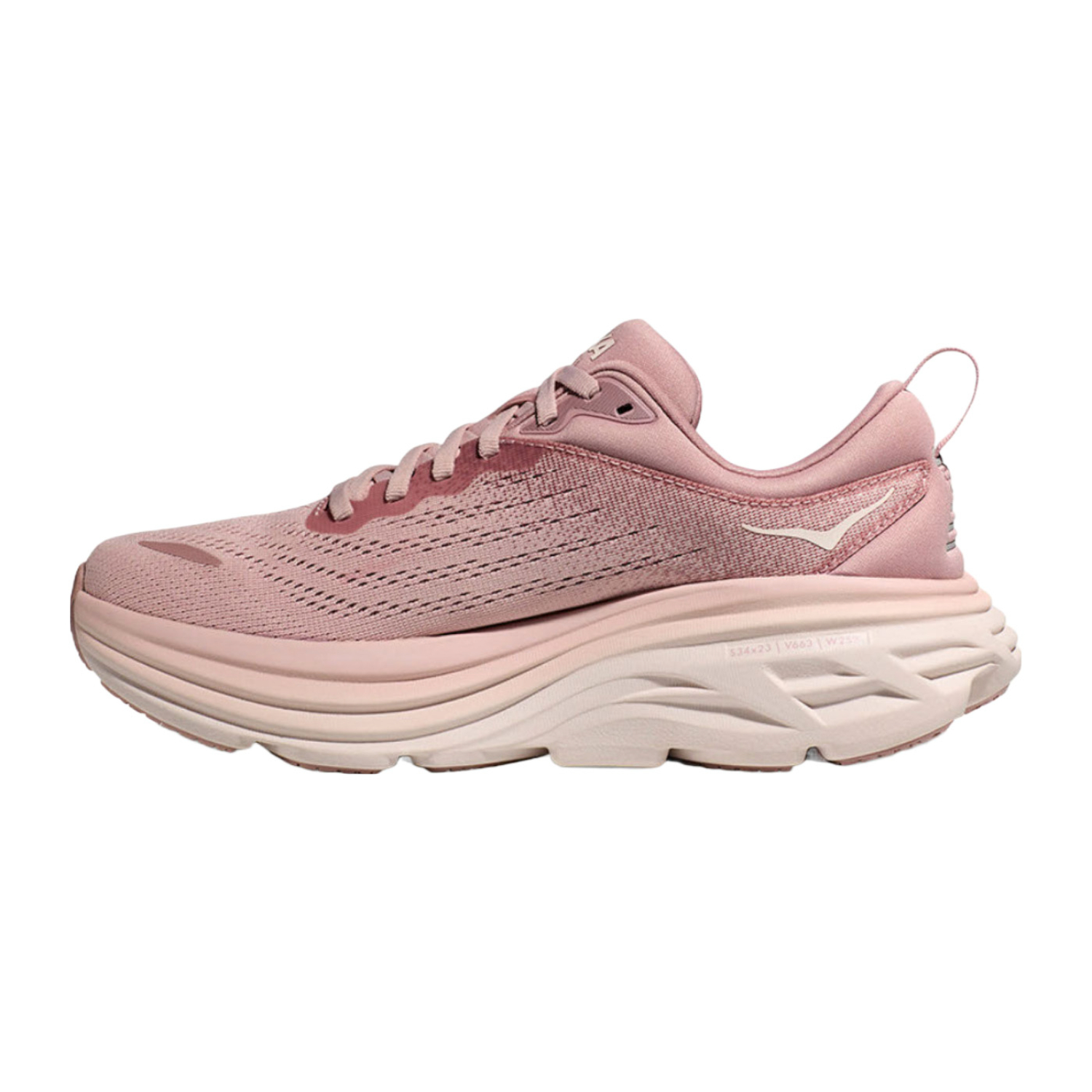 TENIS HOKA MUJER ROSA HOKA BONDI 8 1127952PMPW
