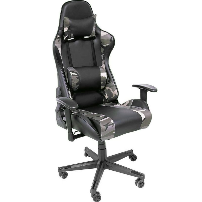 Silla Gamer Camuflaje Premium Ergonomica Reclinable Edicion Especial Gaming Videojuegos Pc