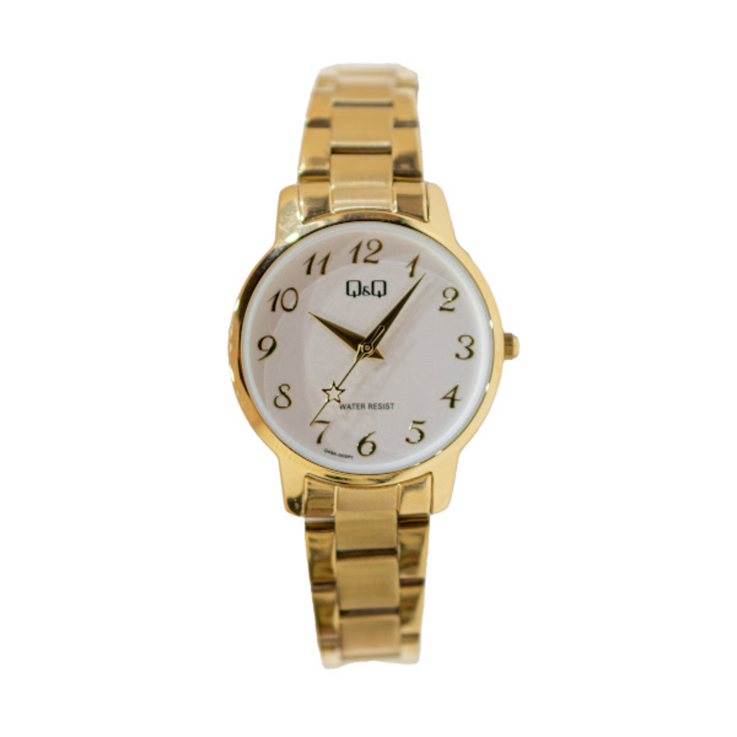 RELOJ Q&Q MUJER DORADO Q&Q CASUAL ANALOGICO Q48A003PY