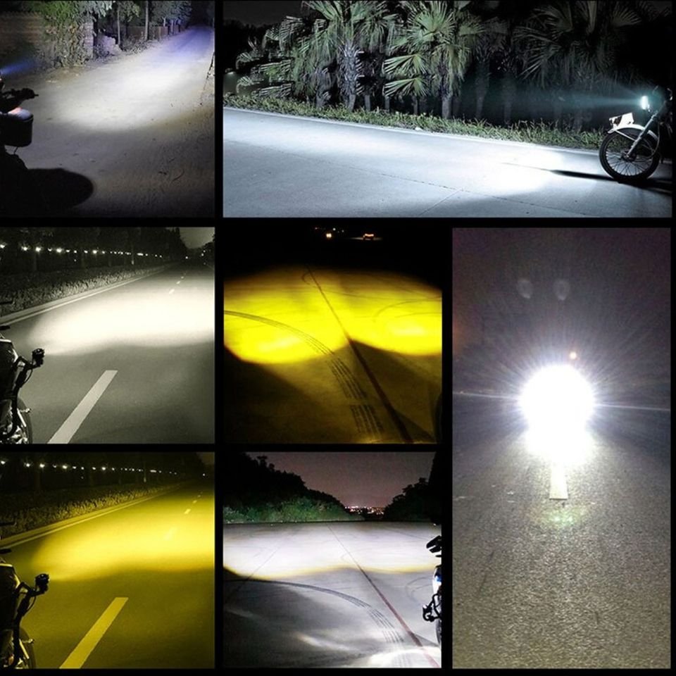 Faro auxiliar Mini luz moto camión blanco Ámbar lámpara foco antiniebla metálicos botón auto led