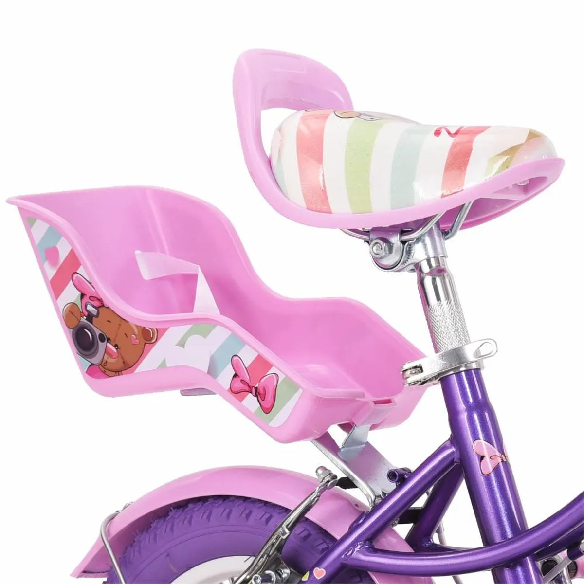 Bicicleta Para Niños R16 Bimex Dolly Pro Morado