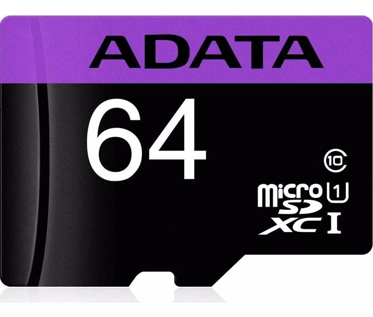 Tarjeta de memoria Adata AUSDX64GUICL10-RA1 Premier con adaptador SD 64GB