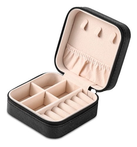 Joyero Caja Mini Portátil Organizador NEGRO