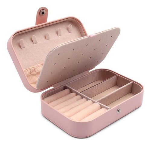 Joyero Organizador de Joyas Color Rosa