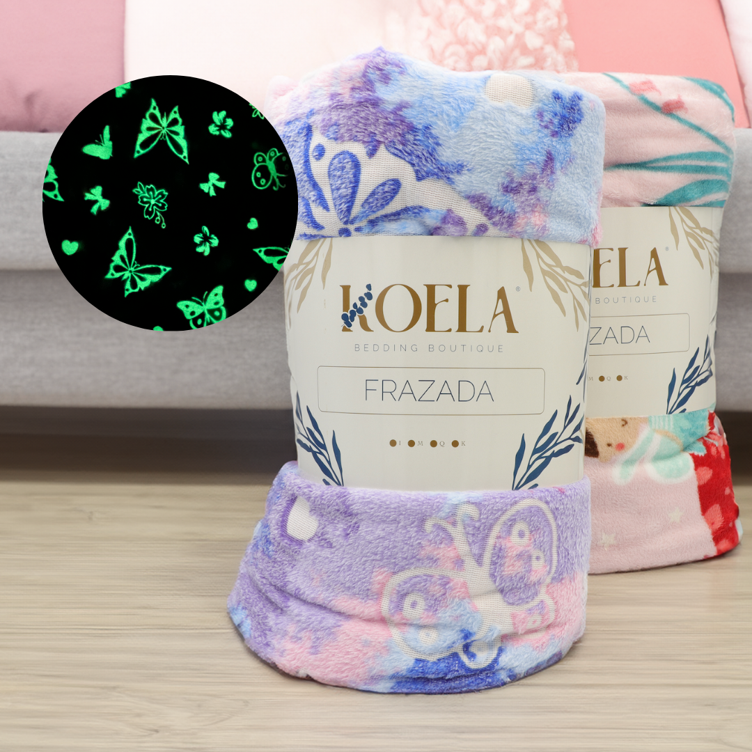 Cobija Mágica Frazada Glow In The Dark, Fluorescente, Brilla en la ...