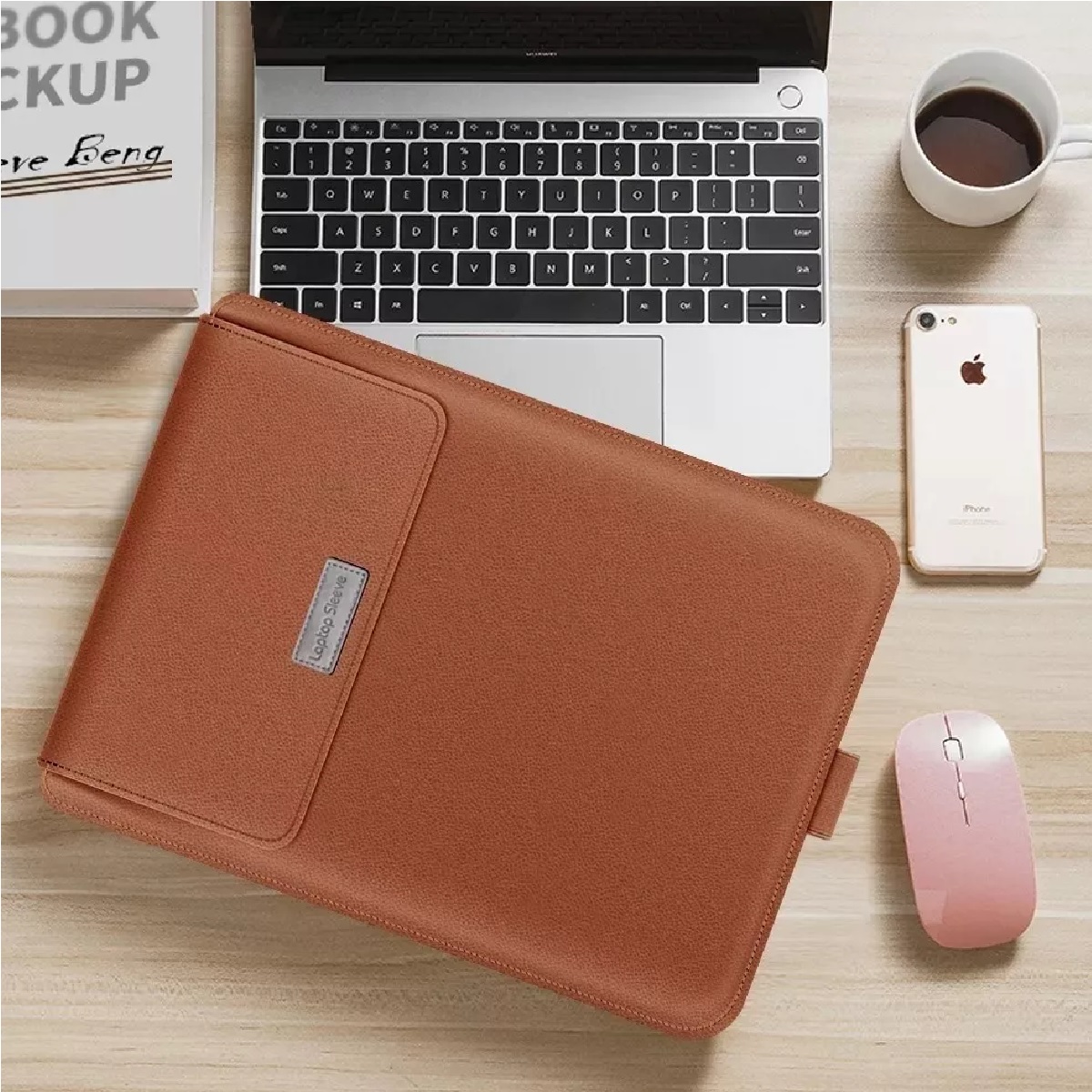 Funda Para Laptop Huawei Matebook Soporte Para Laptop Marron 13"