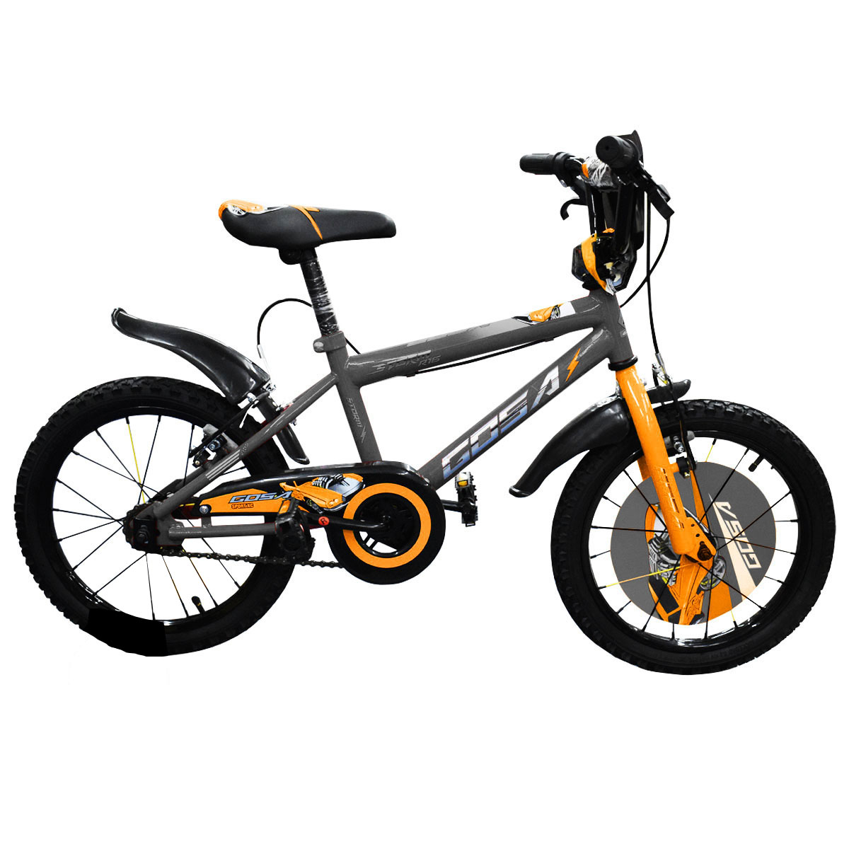 Bicicletas Para Niños R20 Bimex Storm Anaranjado