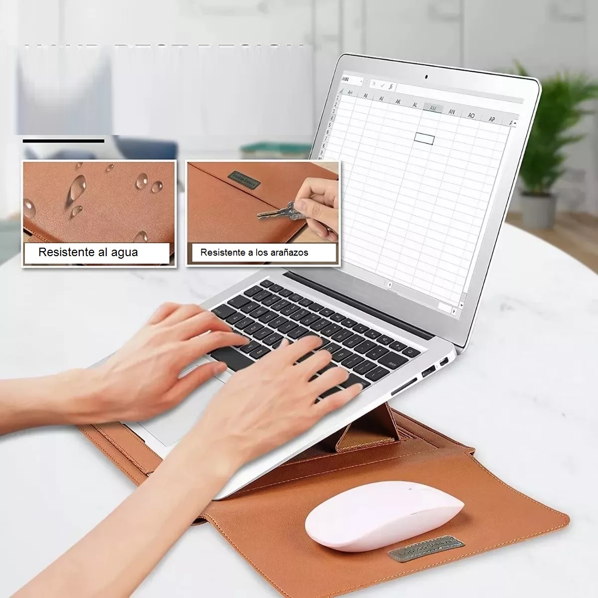 Funda Para Laptop Huawei Matebook Soporte Para Laptop Marron 13