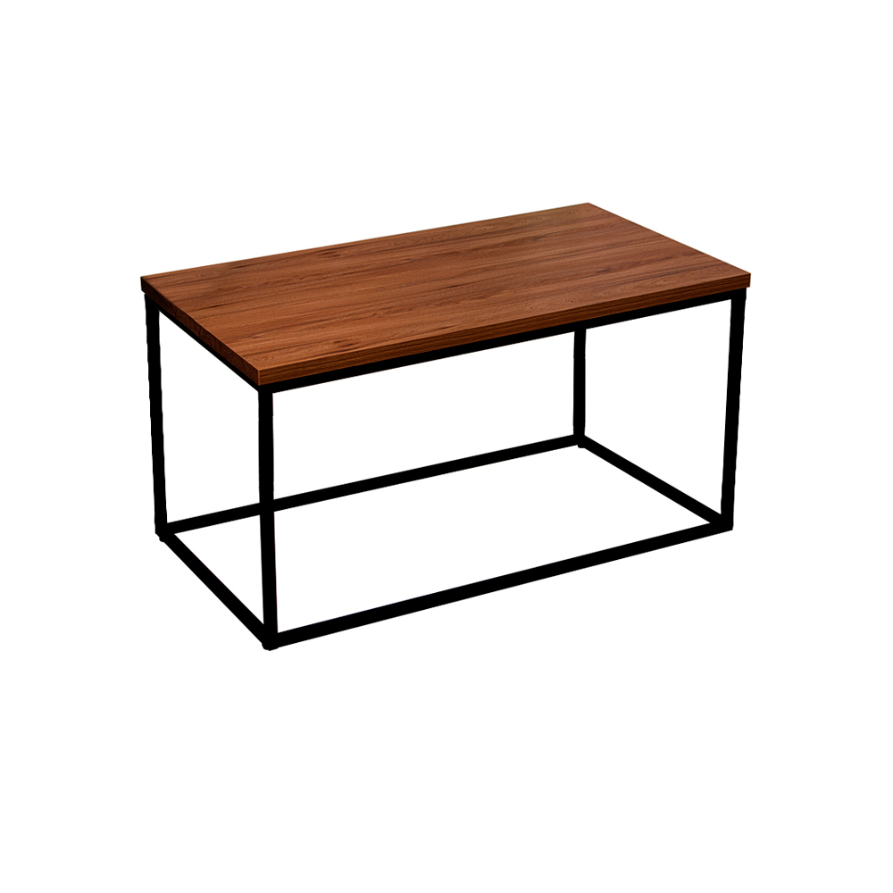 Mesa de centro moderna cuadrada estilo industrial mesa de herreria minimalista rústica