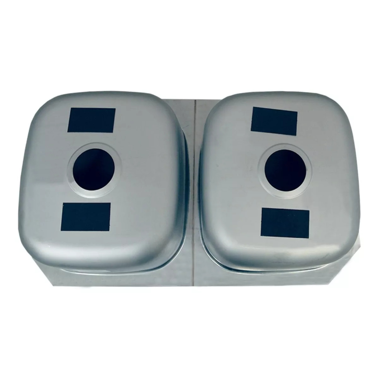 Fregadero Cocina Submontar 2 Tinas 84x48x20 Eb Cs110