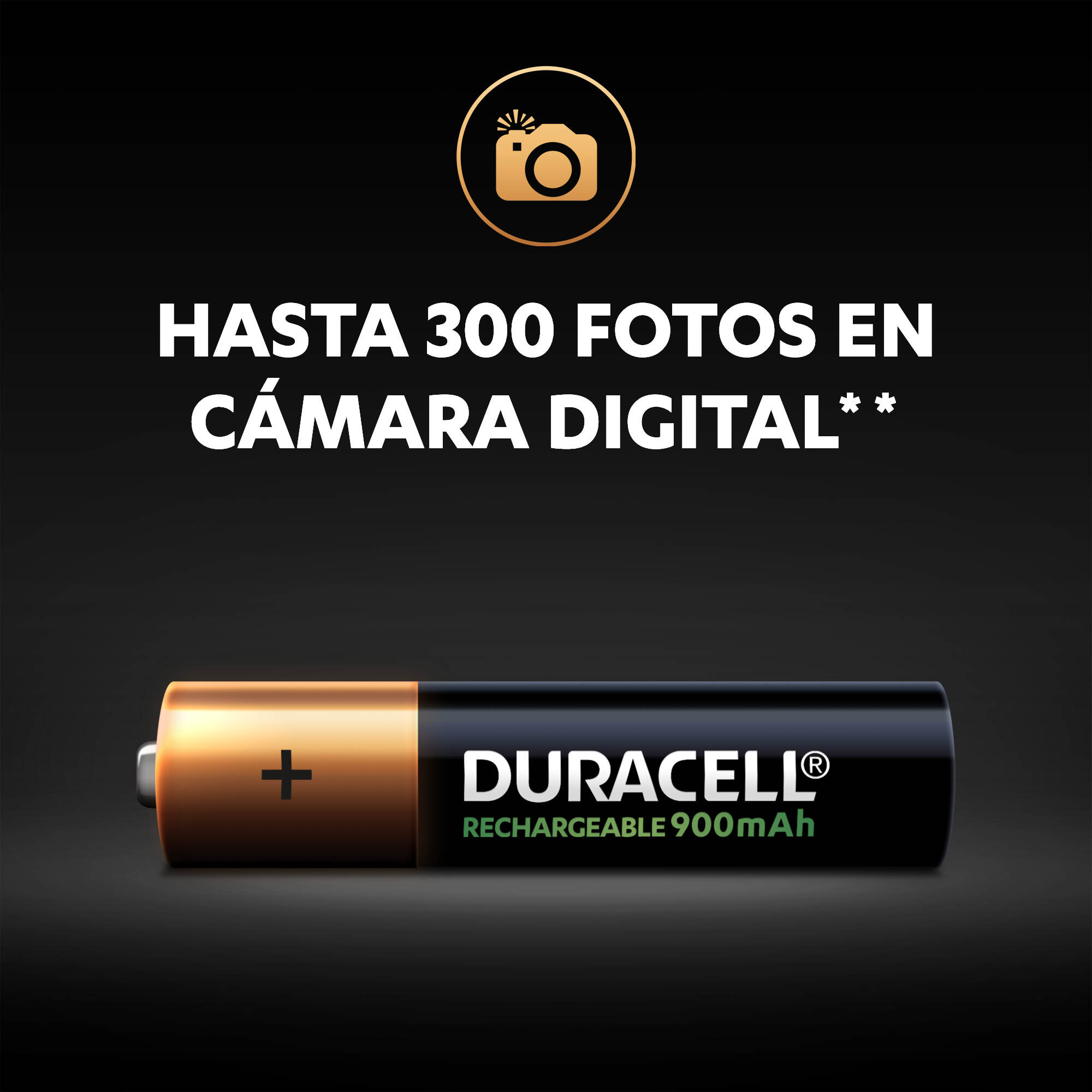Pack 6 Pilas AAA Recargables Duracell 900mah 1.2v Triple A