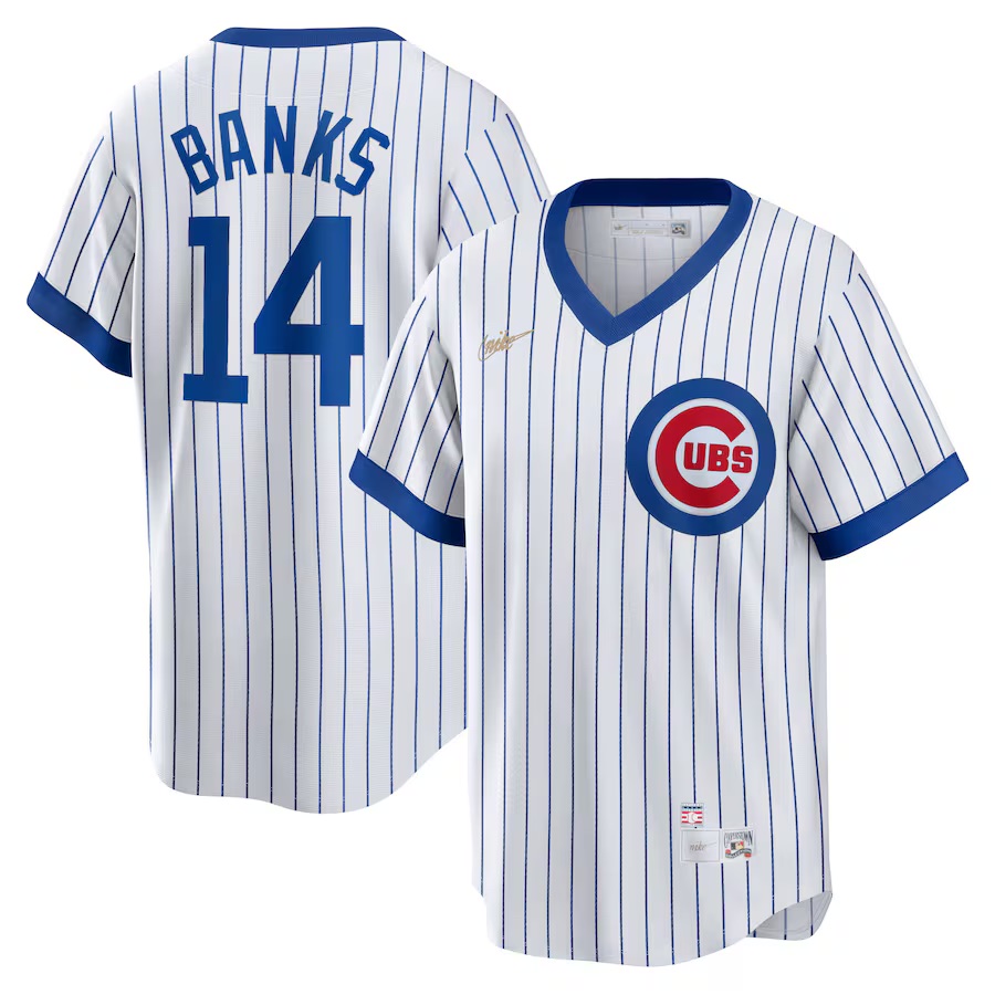 Jersey Nike Beisbol MLB Chicago Cubs Cooperstown #14 C267-WCGC