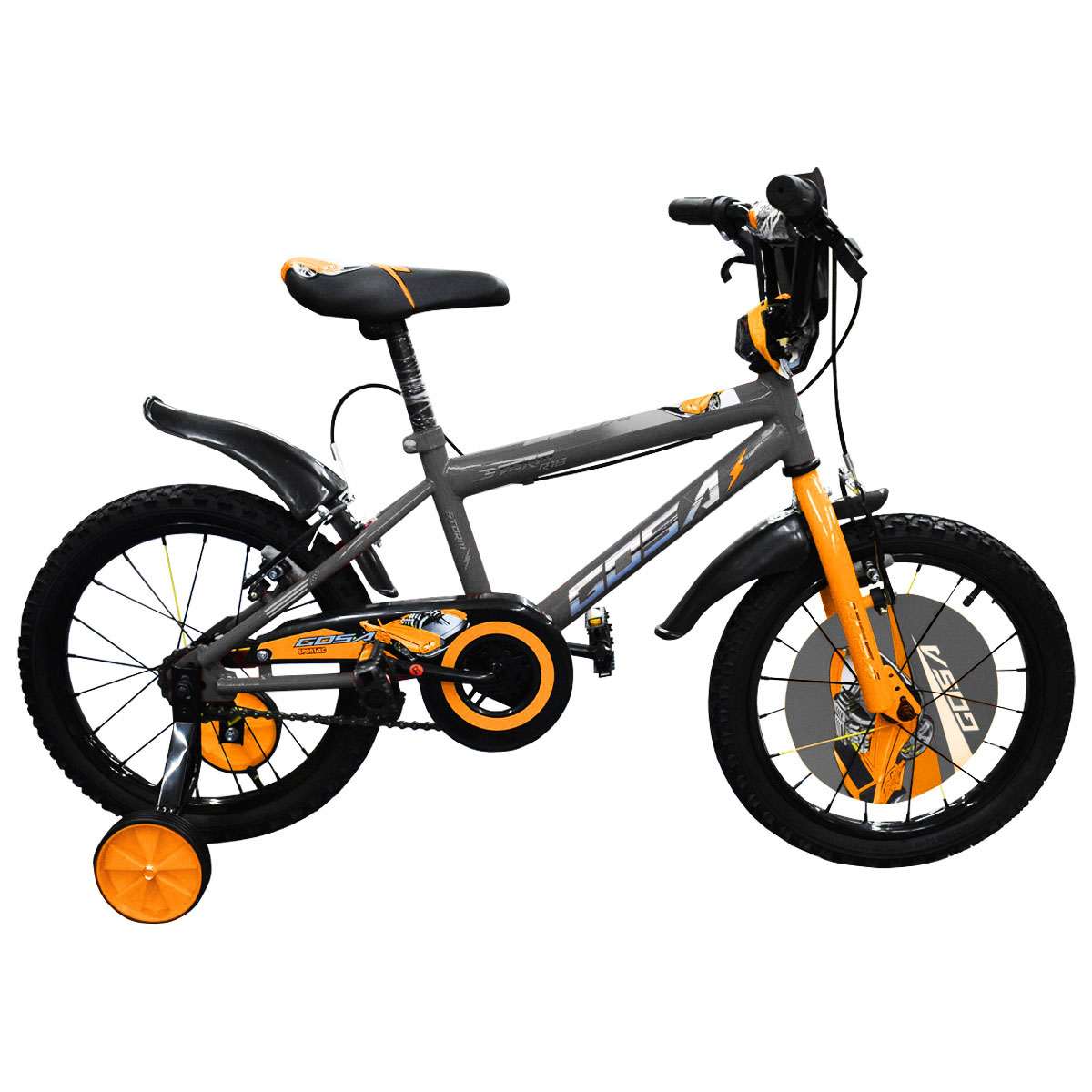 Bicicletas Para Niños R16 Bimex Storm Anaranjado
