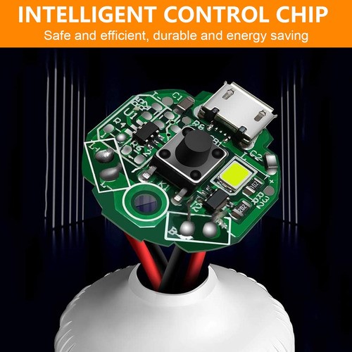 Foco Grande Recargable 200w De Excelente Potencia 6-8 Horas BLANCO