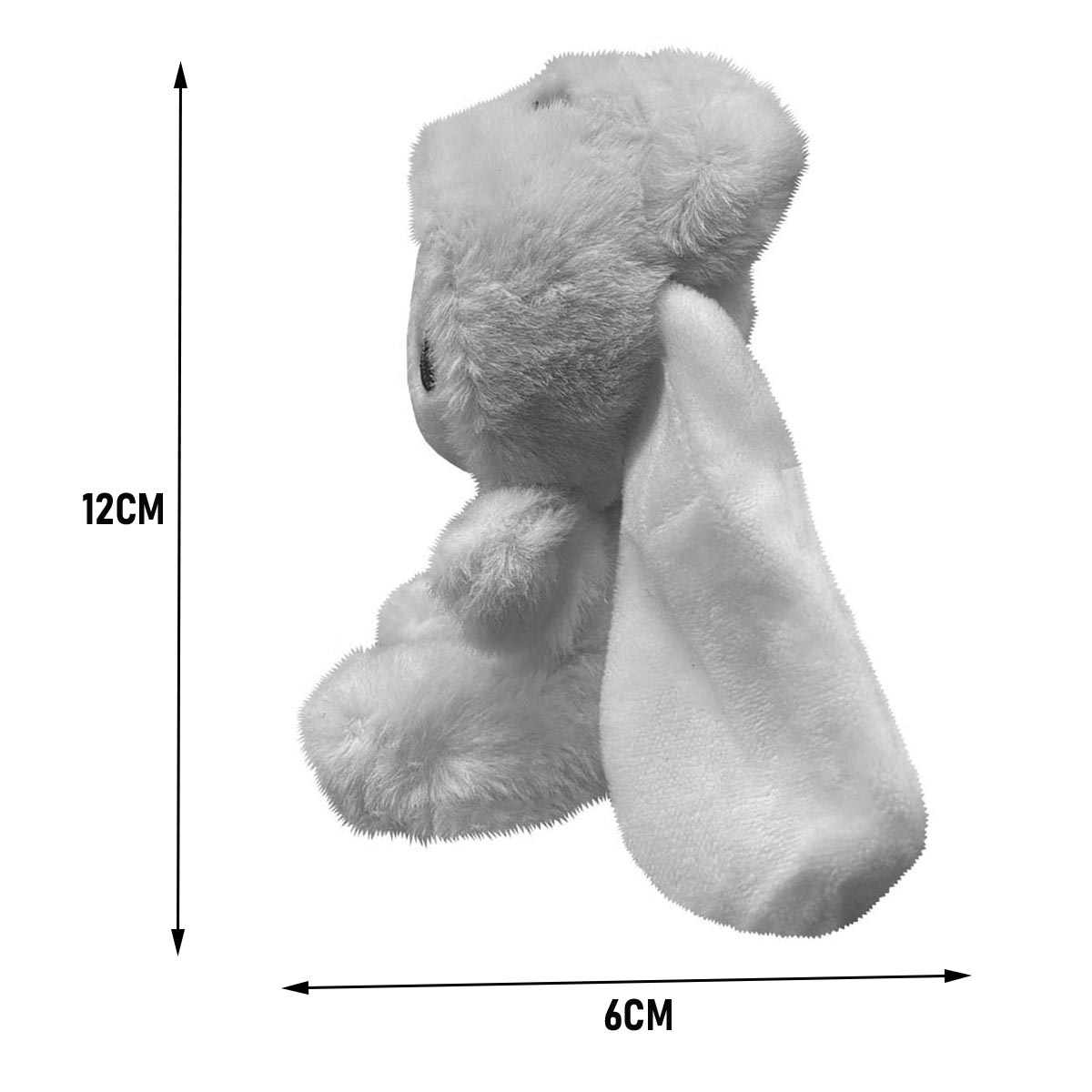 Llavero Peluche Generico Cinnamoroll Con Traje De Conejo Rosa 10 cm