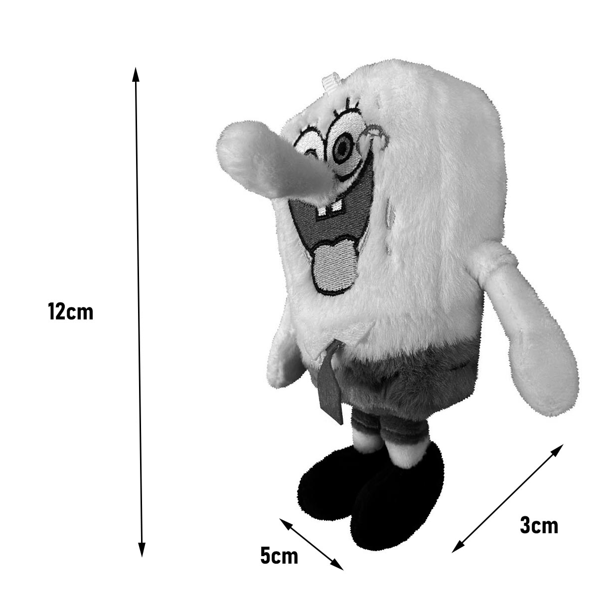 Llavero Peluche Generico Bob Esponja Amarilo 10 cm