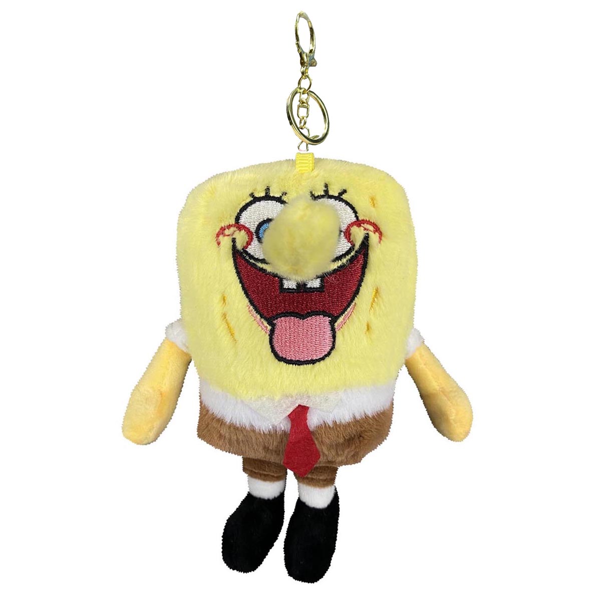 Llavero Peluche Generico Bob Esponja Amarilo 10 cm