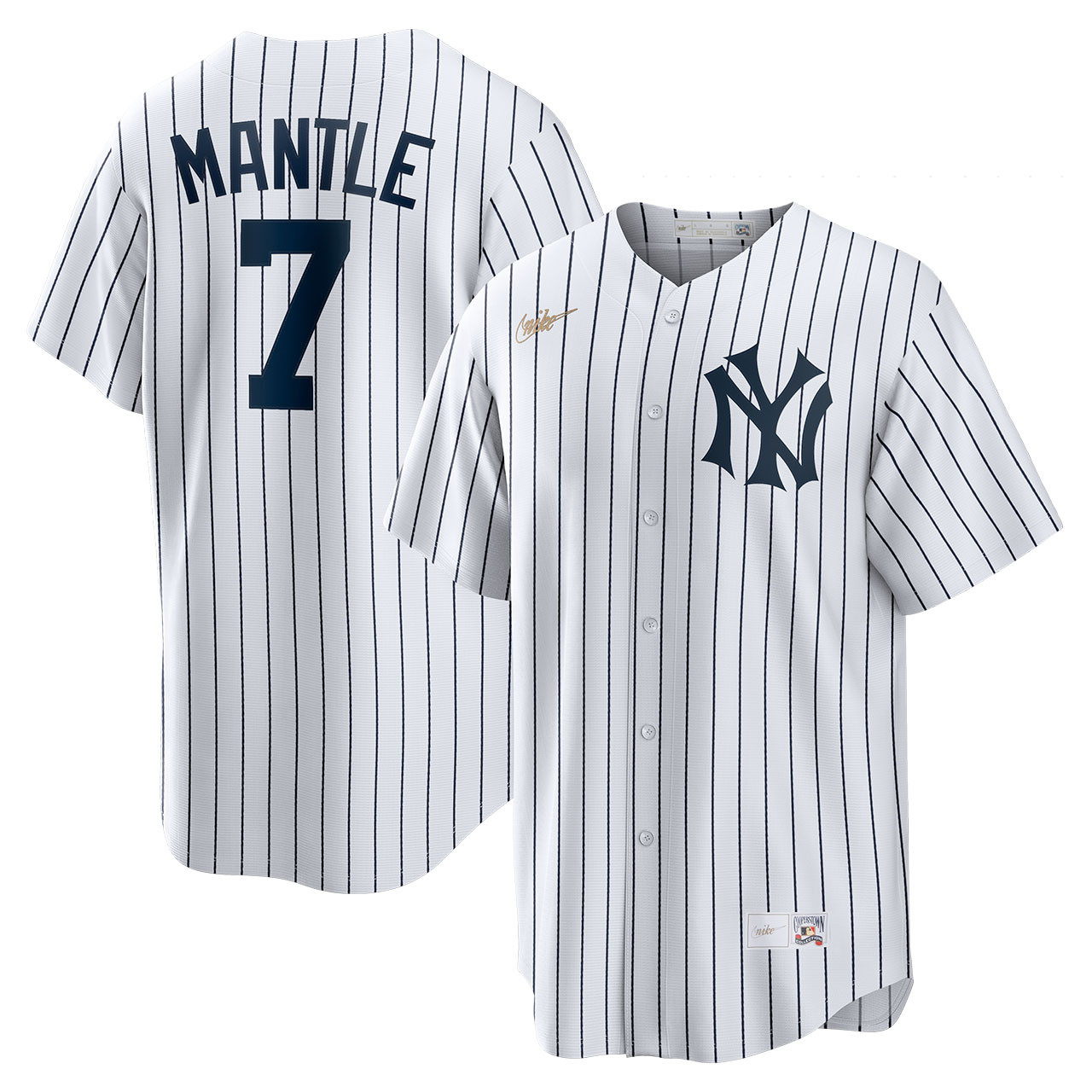 Jersey Original Nike Beisbol MLB Yankees Nueva York Cooperstown #7 C267-WN15