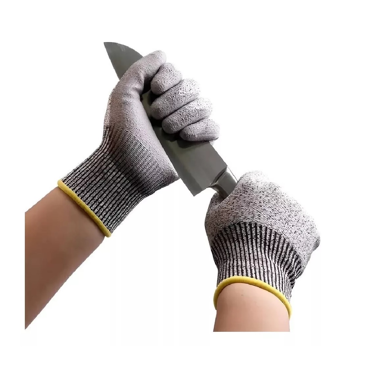 Guantes Anticorte Nivel 5 Industrial Trabajo Rudo Resistente Mediana