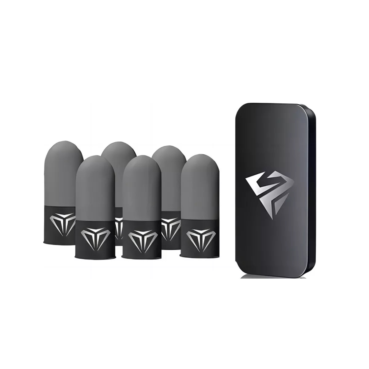 Guantes Dedales Dedos Gamer Original Touch Profesional 7 Pzs