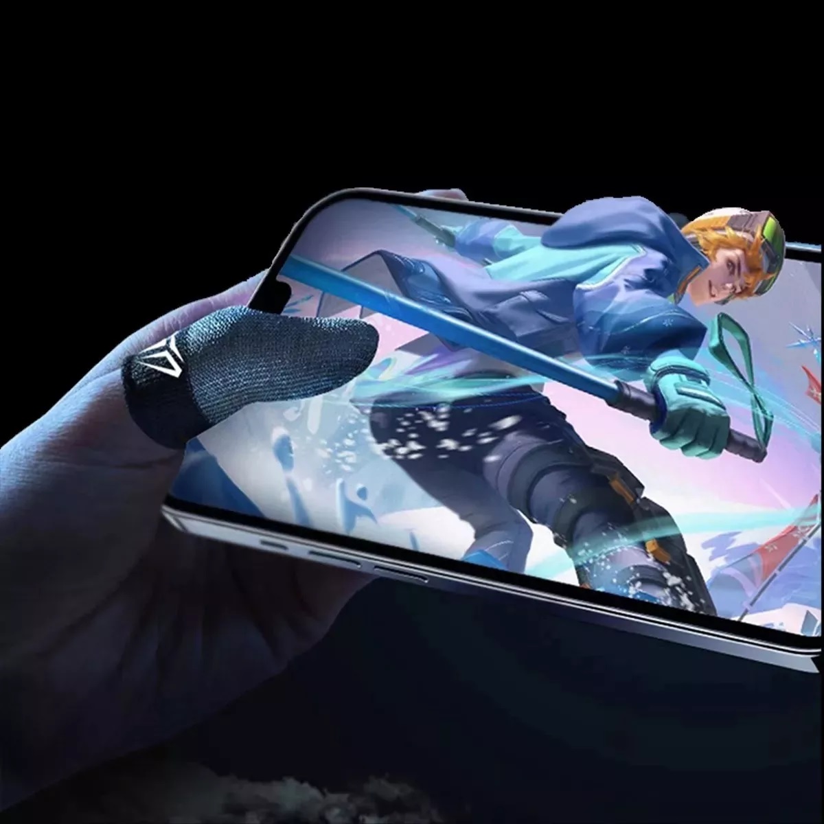 Guantes Dedales Dedos Gamer Original Touch Profesional 7 Pzs