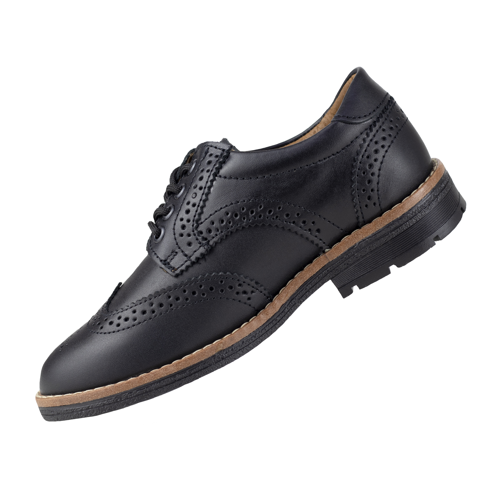 Zapatos Bostonianos Derby Escolar Para Niño Audaz 433702-a Negro 22-25