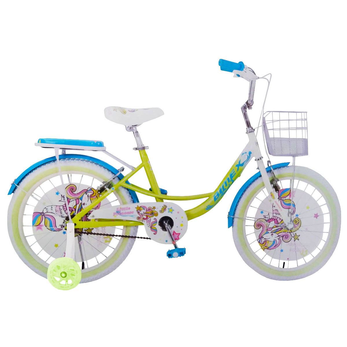 Bicicleta Para Niños R16 Bimex Princess Verde