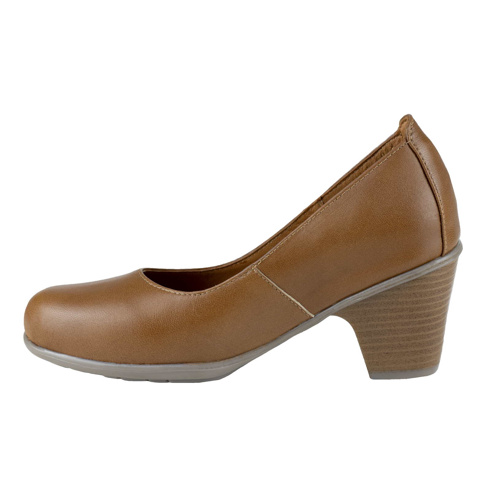 Zapatos De Tacon Semivestir Mujer Gonzer Piel Bovina Premium Pamela Miel