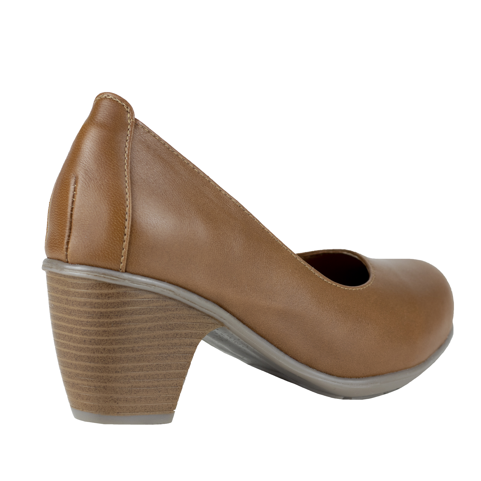 Zapatos De Tacon Semivestir Mujer Gonzer Piel Bovina Premium Pamela Miel