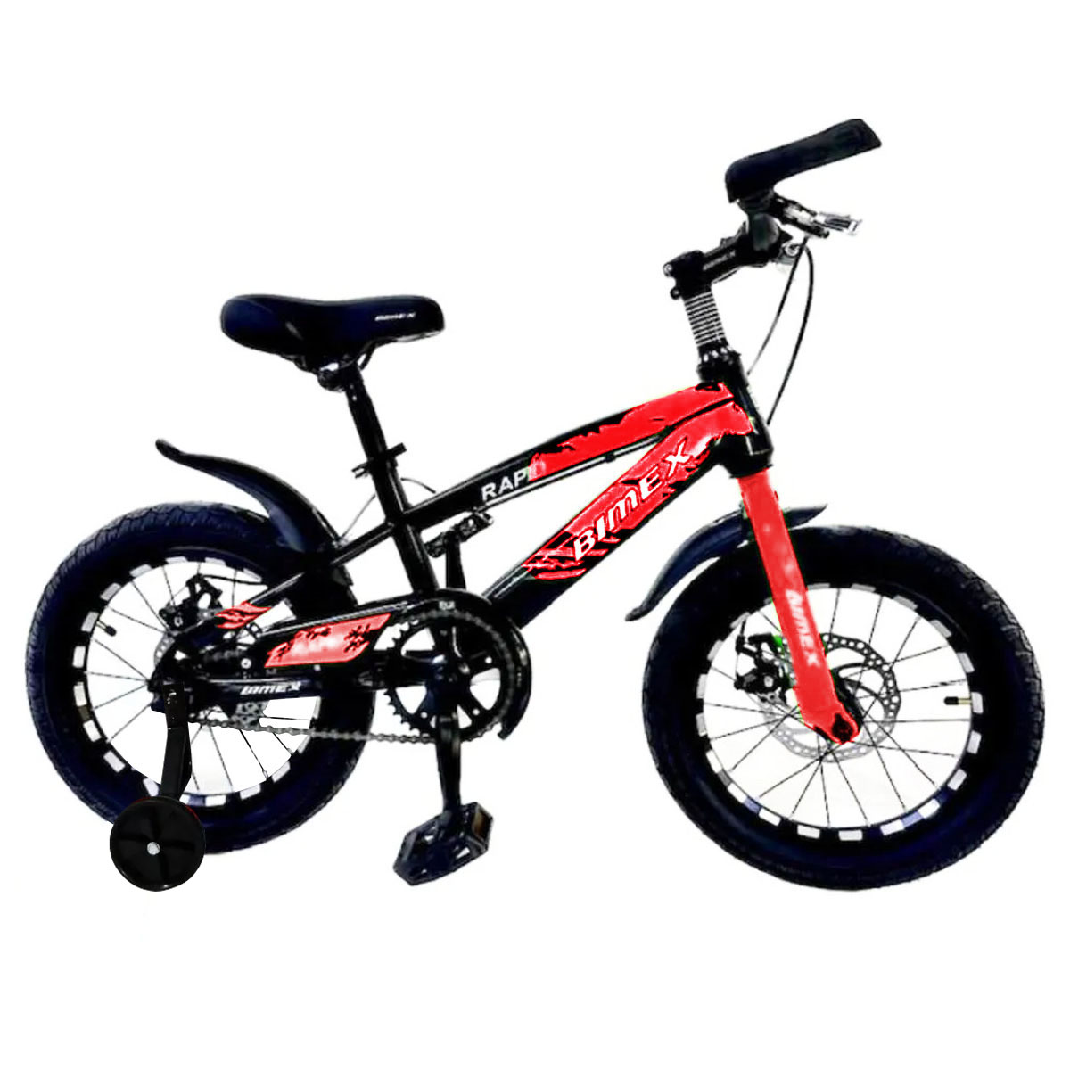 Bicicleta Para Niños R16 Bimex Rapid Rojo