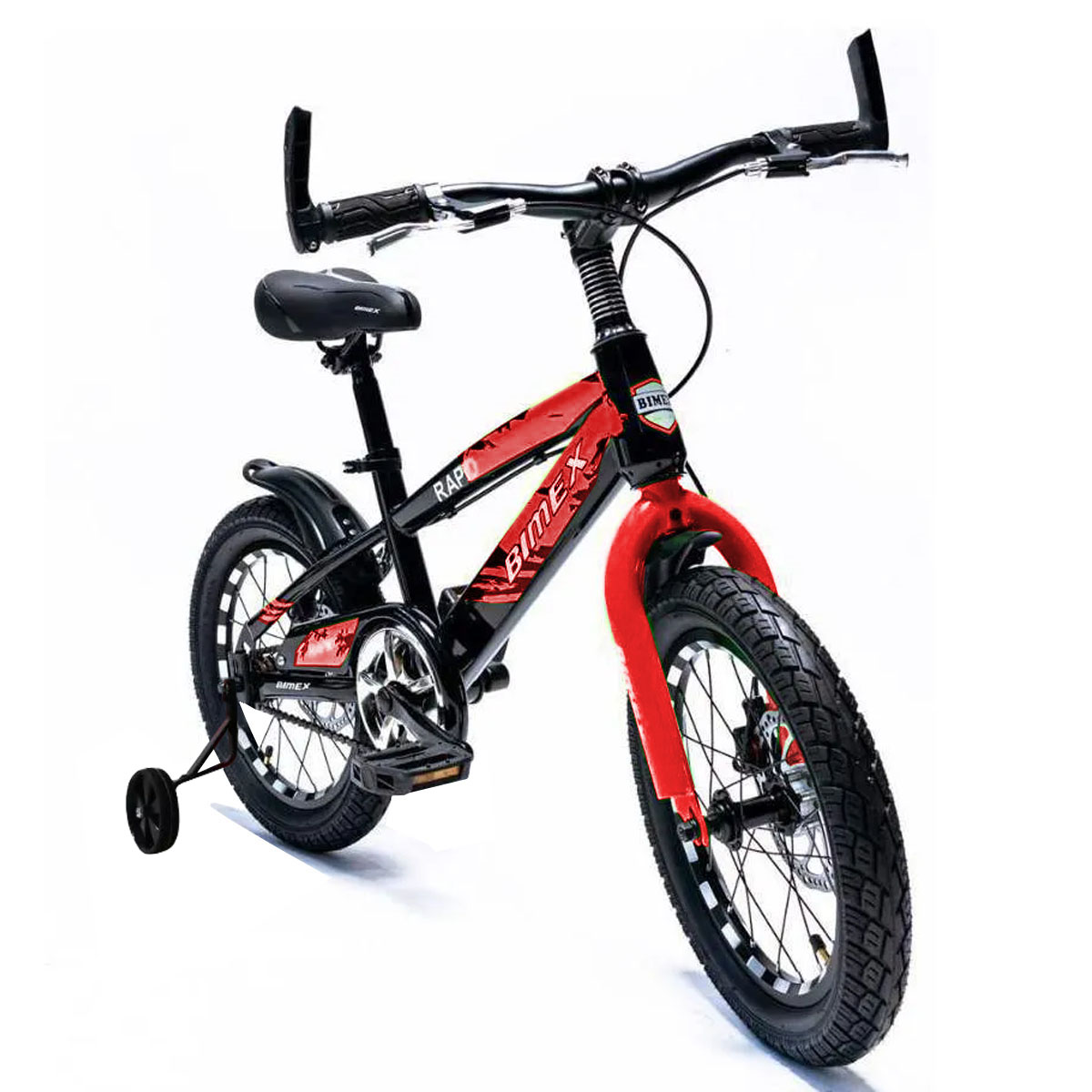 Bicicleta Para Niños R16 Bimex Rapid Rojo