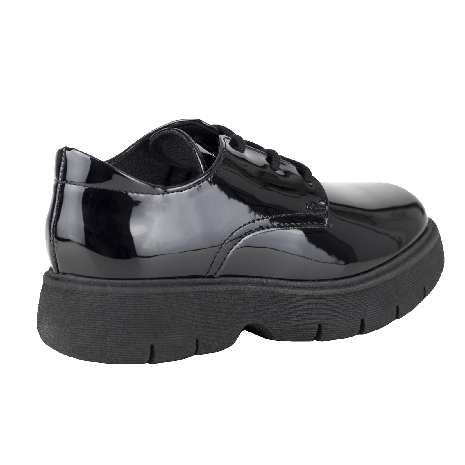 Zapato Escolar Niña Charol Suela Gruesa Chabelo C725-a Negro