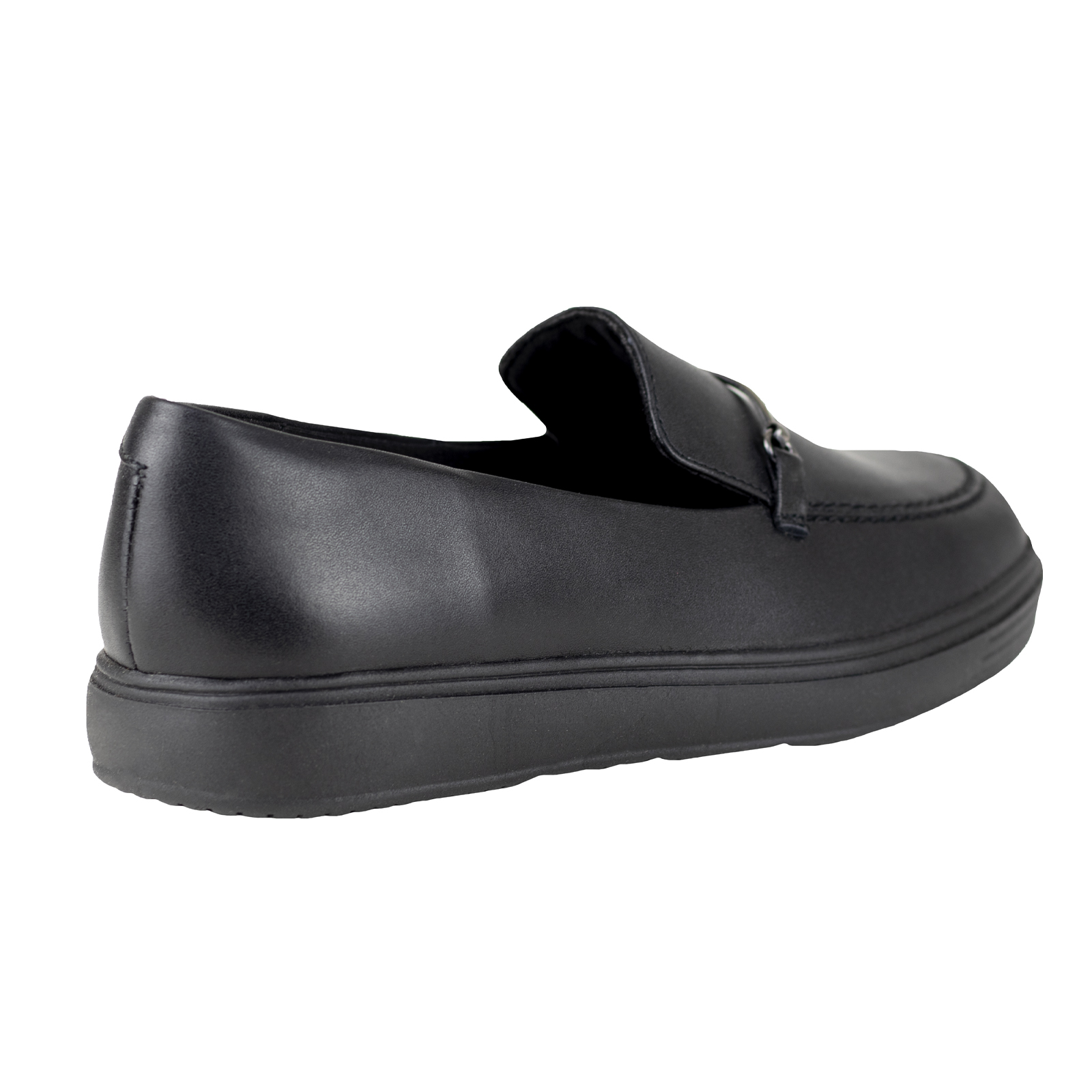 Mocasines Loafer Hebilla Mujer Vicenza 23001 Negro Confort