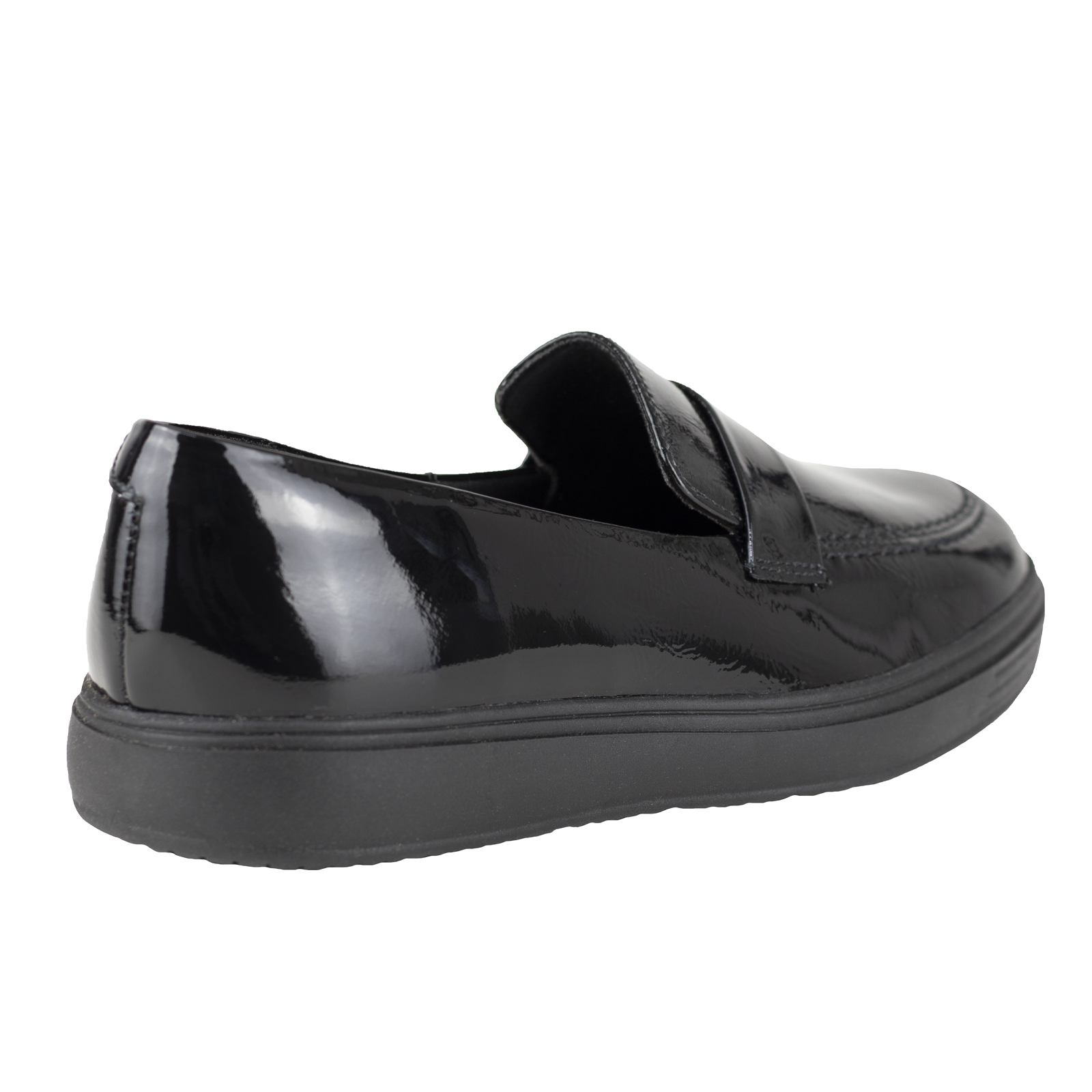 Mocasines Mujer Clasico De Charol Vicenza Loafer 23003 Negro