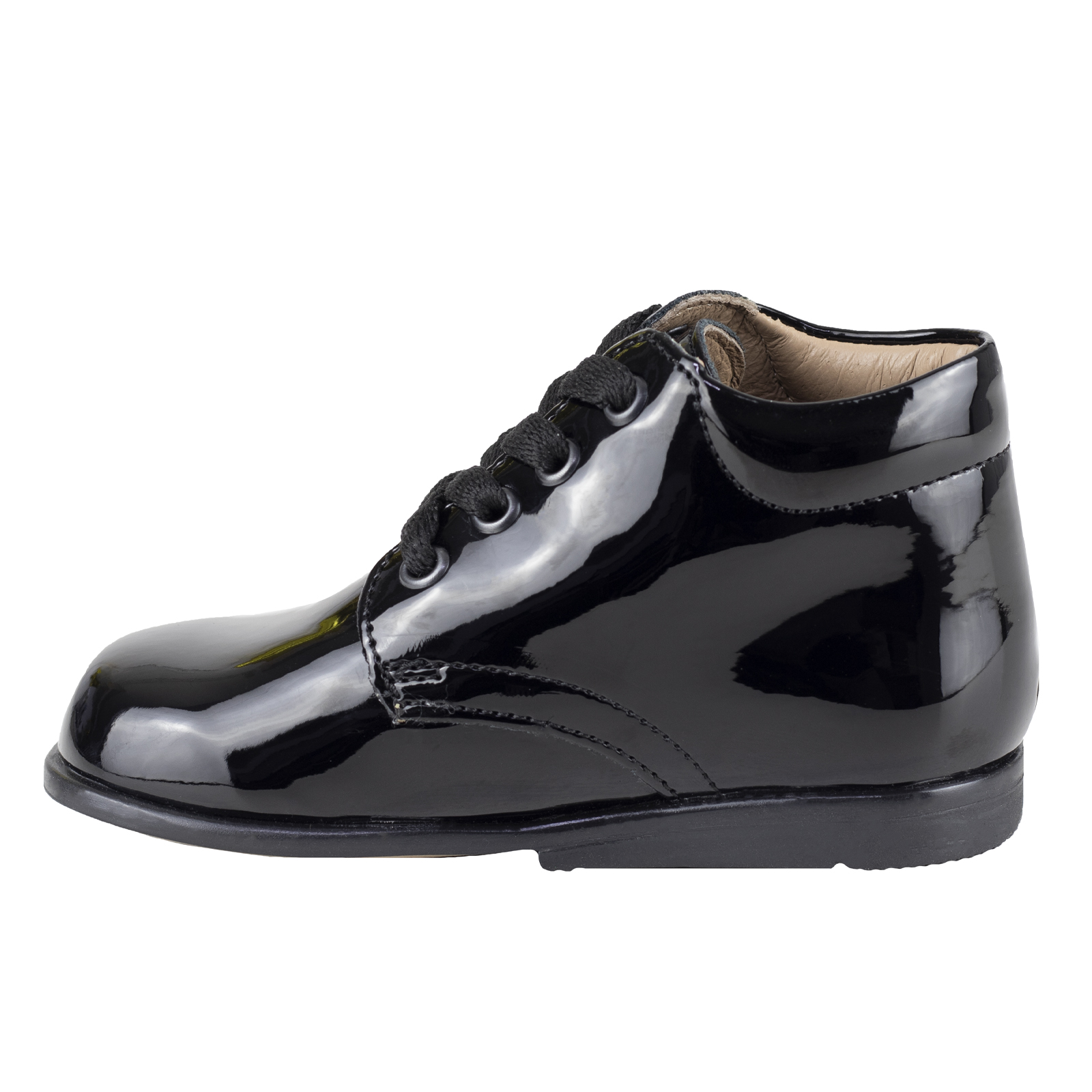 Zapato De Charol Negro Para Bebés Audaz Confort 184000-C 