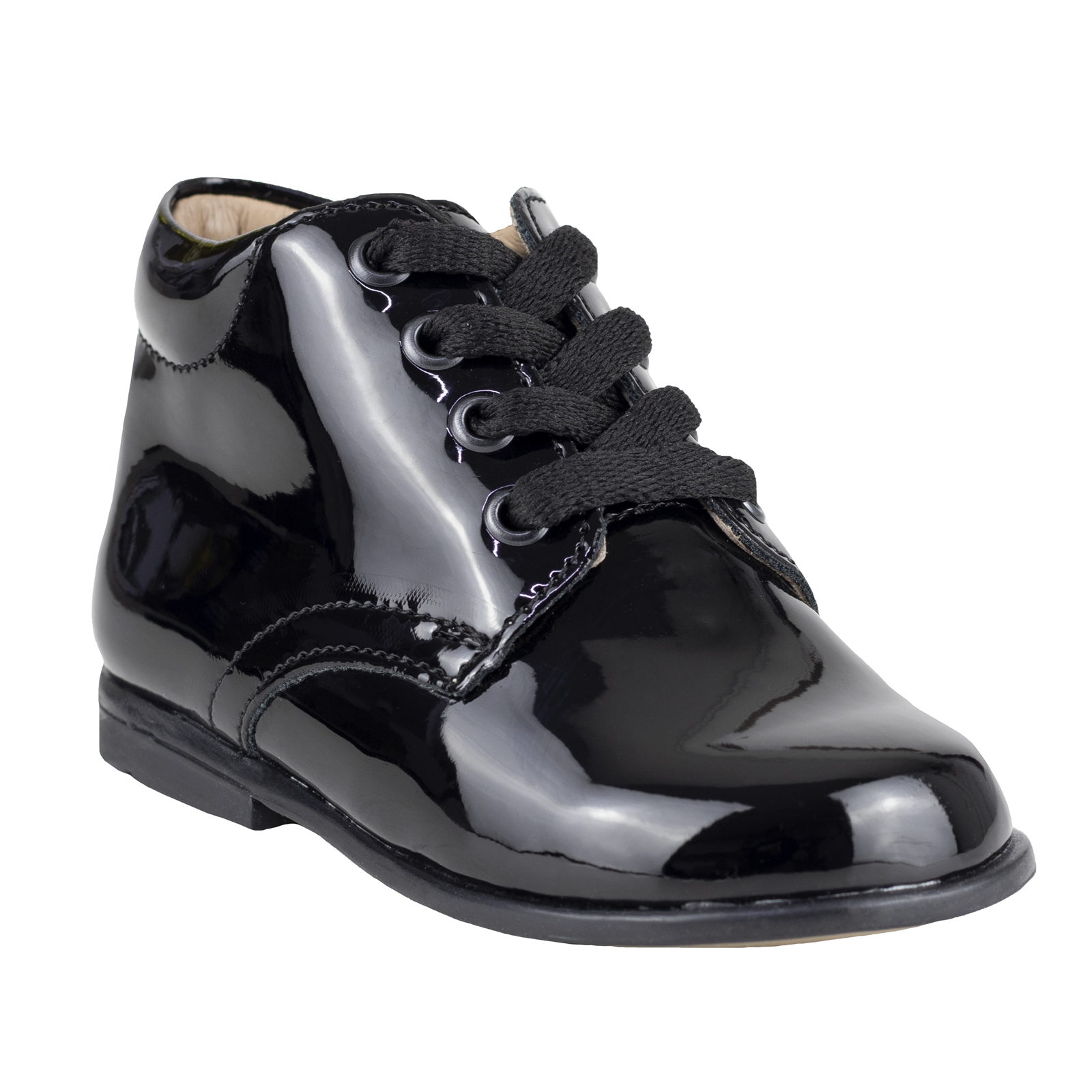 Zapato De Charol Negro Para Bebés Audaz Confort 184000-C 