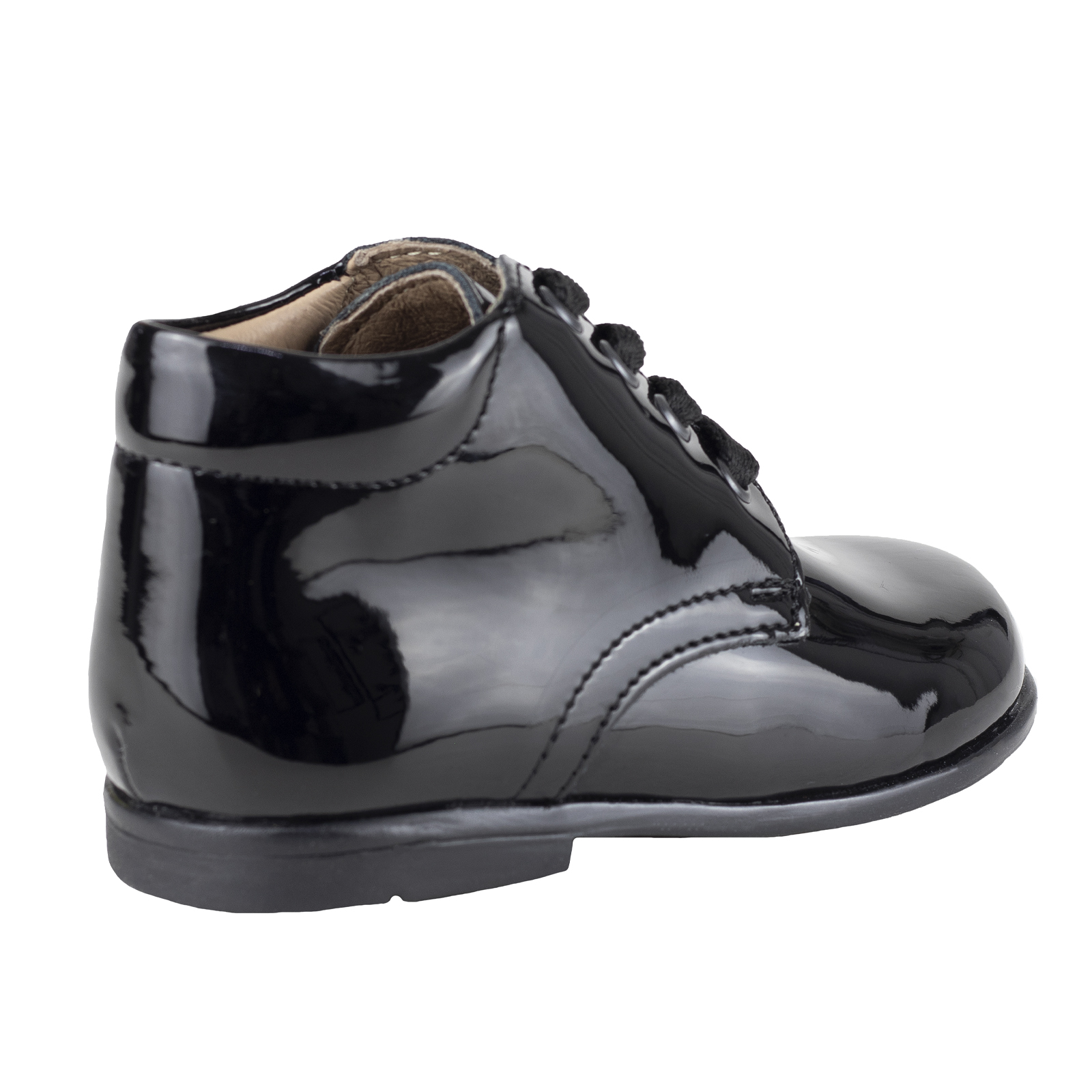 Zapato De Charol Negro Para Bebés Audaz Confort 184000-C 