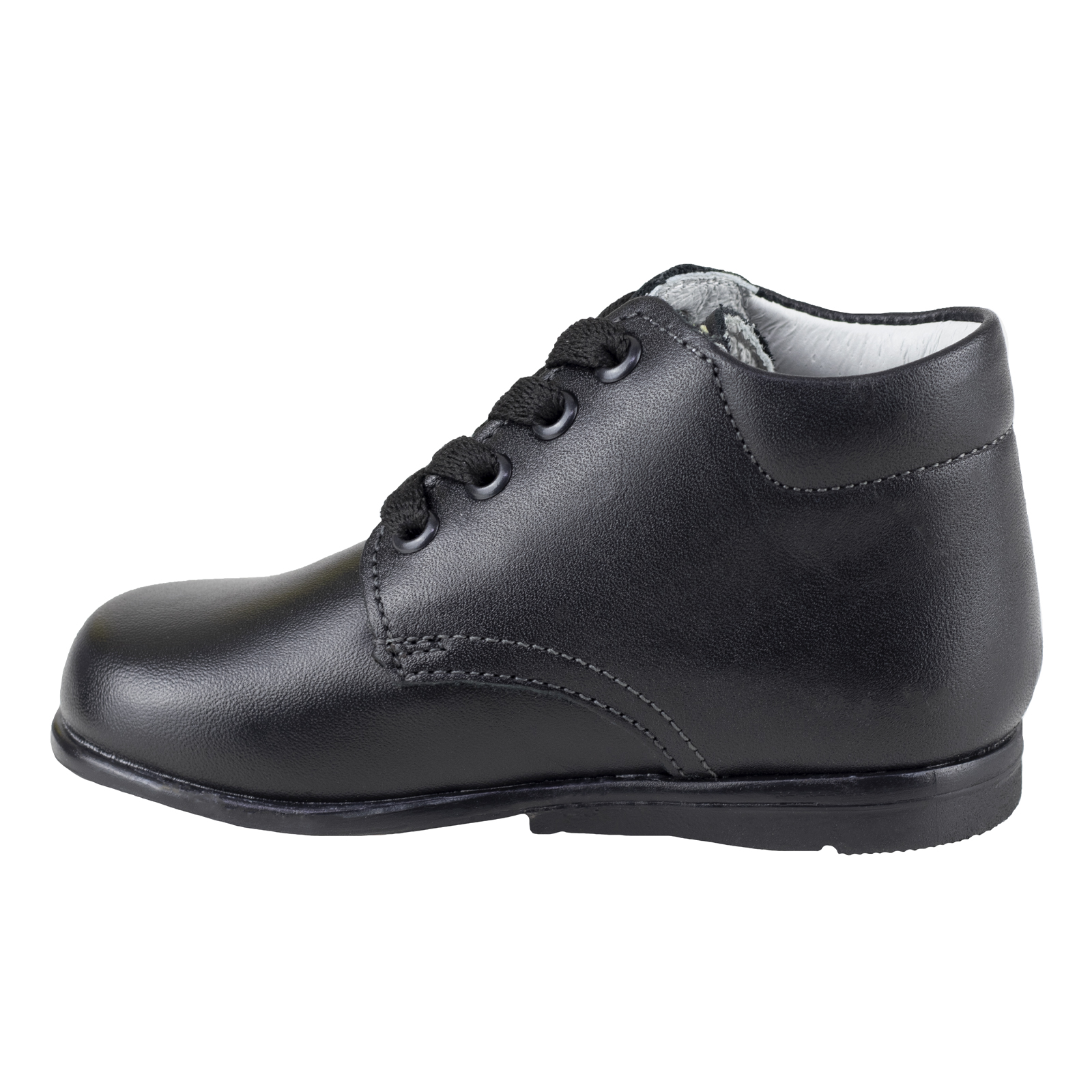 Zapato Para Bebés Piel Negro Audaz Piel Lisa 184000-A 13-16 Cm