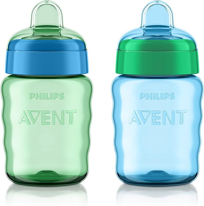 A Philips Avent Vaso Entrenador- My Easy Sippy - Taza para niños, 266,16 ml (9 oz)