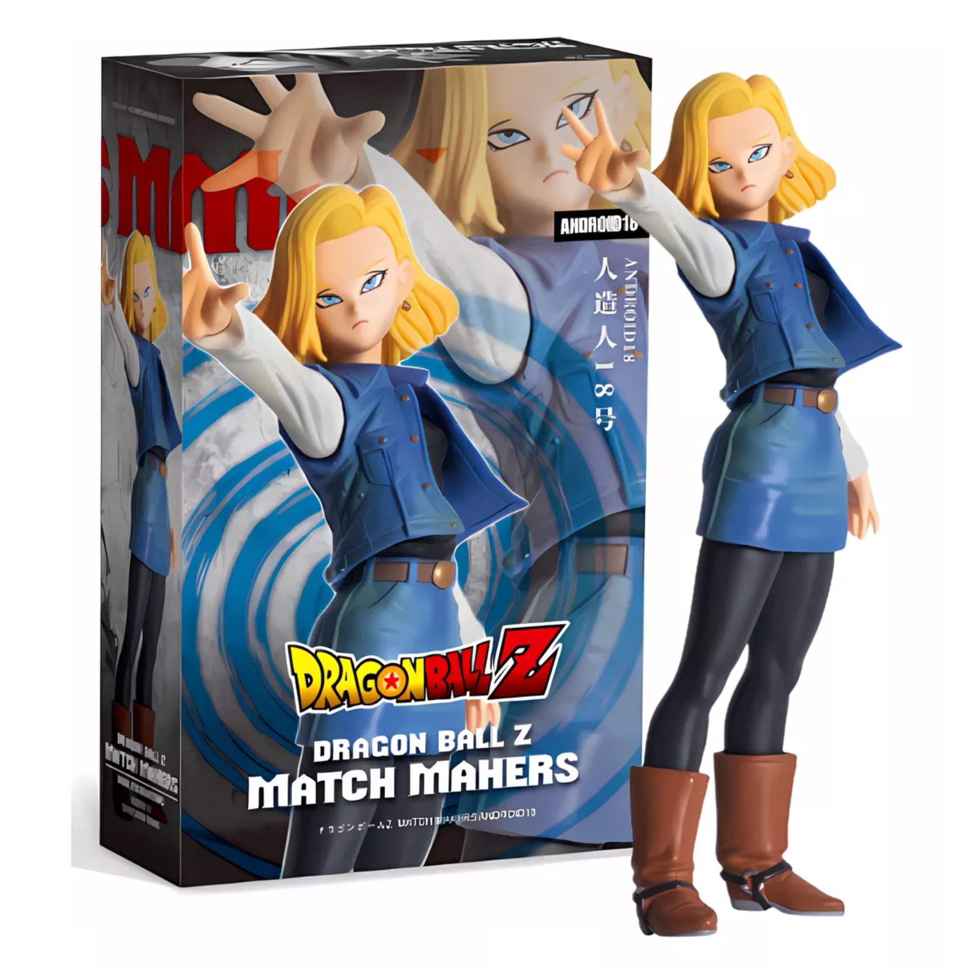 Figura Androide 18 Match Dragon Ball Z Makers 24cm Anime