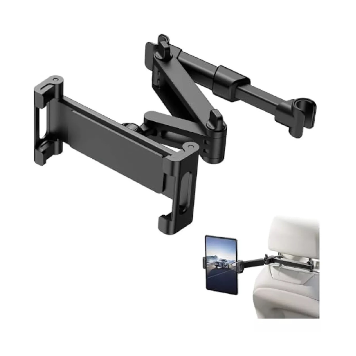 Soporte Tablet Coche Auto Base Para iPad Celular Ajustable