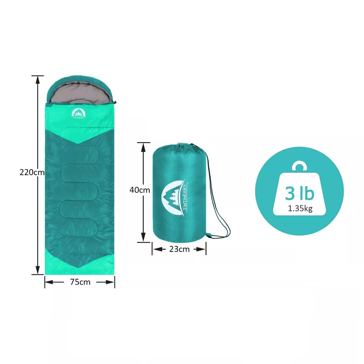 Funda Vivac Saco De Dormir De Emergencia Para Acampar Al Aire