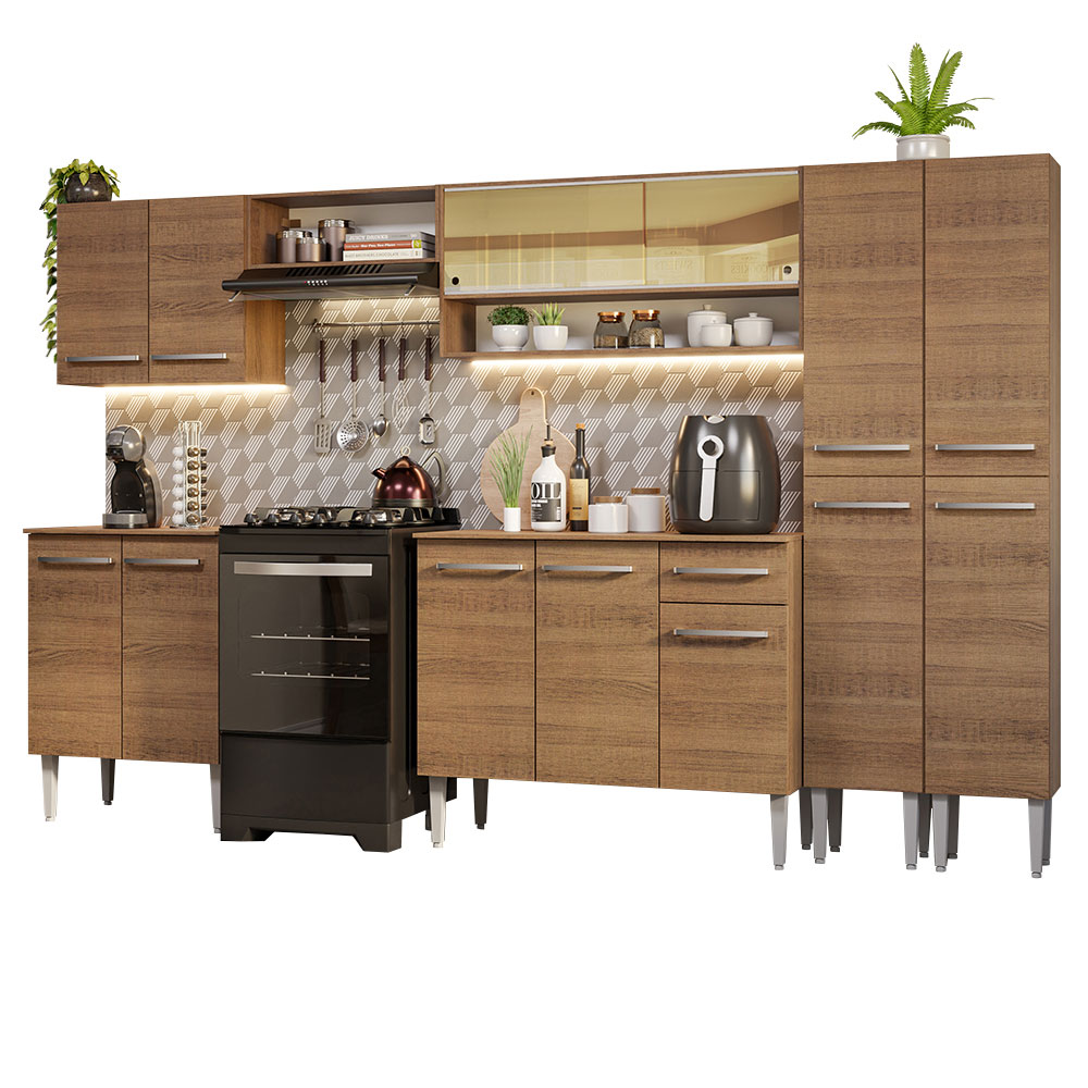 Cocina Integral Completa Modular Madesa Emilly 293cm MM 03